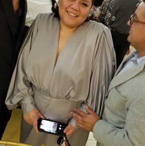 Silver going out dress